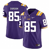 LSU Tigers 85 Dillon Gordon Purple Nike College Football Jersey Dzhi,baseball caps,new era cap wholesale,wholesale hats
